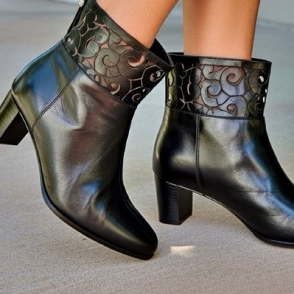 New Leather Brighton boots size 9 - Picture 5 of 16